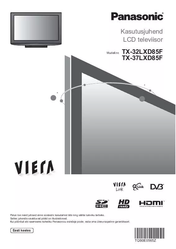 Mode d'emploi PANASONIC TX-F32LXD84