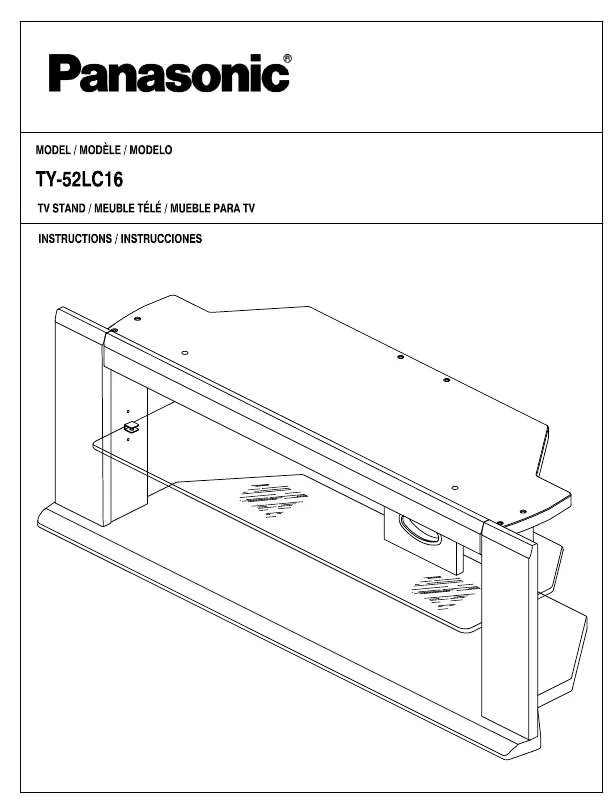 Mode d'emploi PANASONIC TY-52LC16