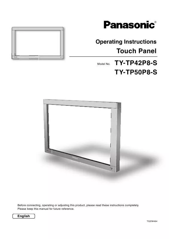 Mode d'emploi PANASONIC TY-TP42P8S