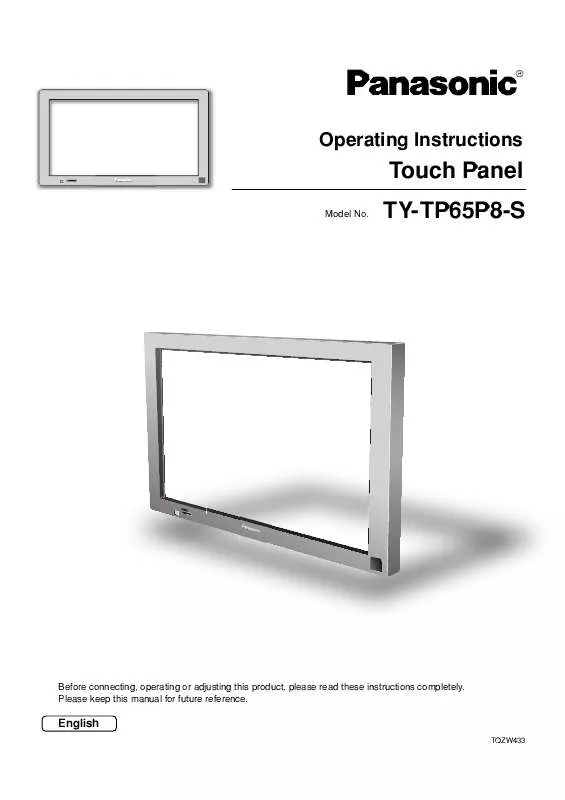 Mode d'emploi PANASONIC TY-TP65P8S