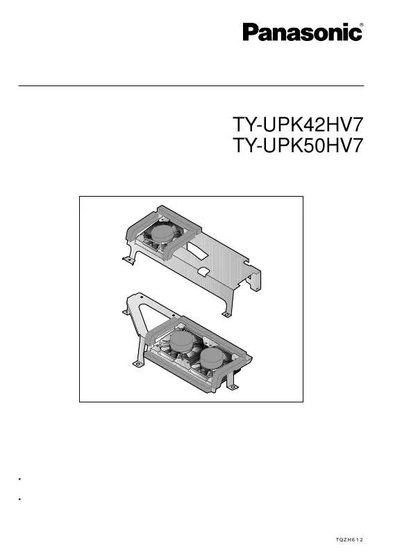 Mode d'emploi PANASONIC TY-UPK42HV7