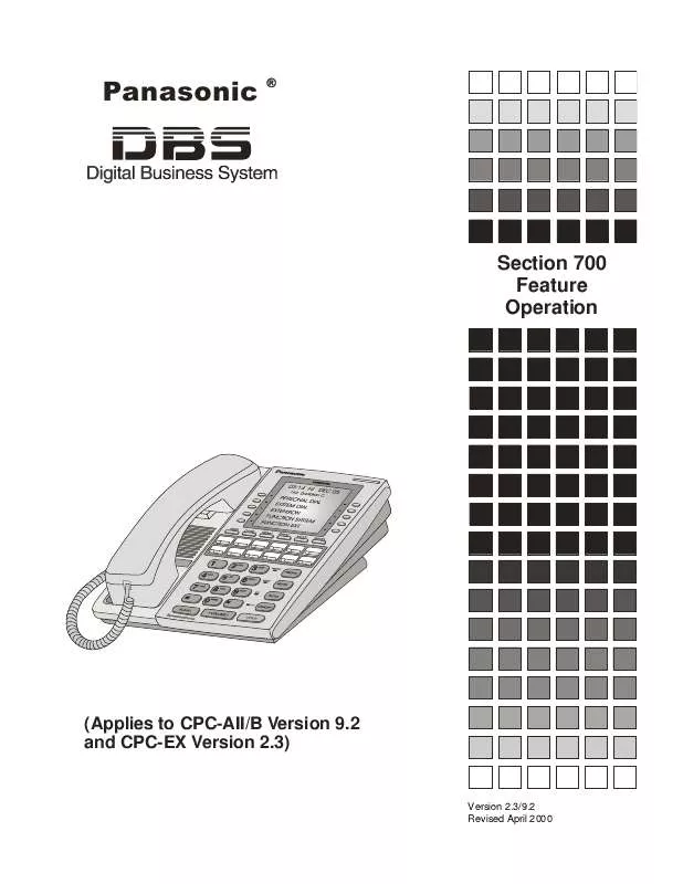 Mode d'emploi PANASONIC VB-44210