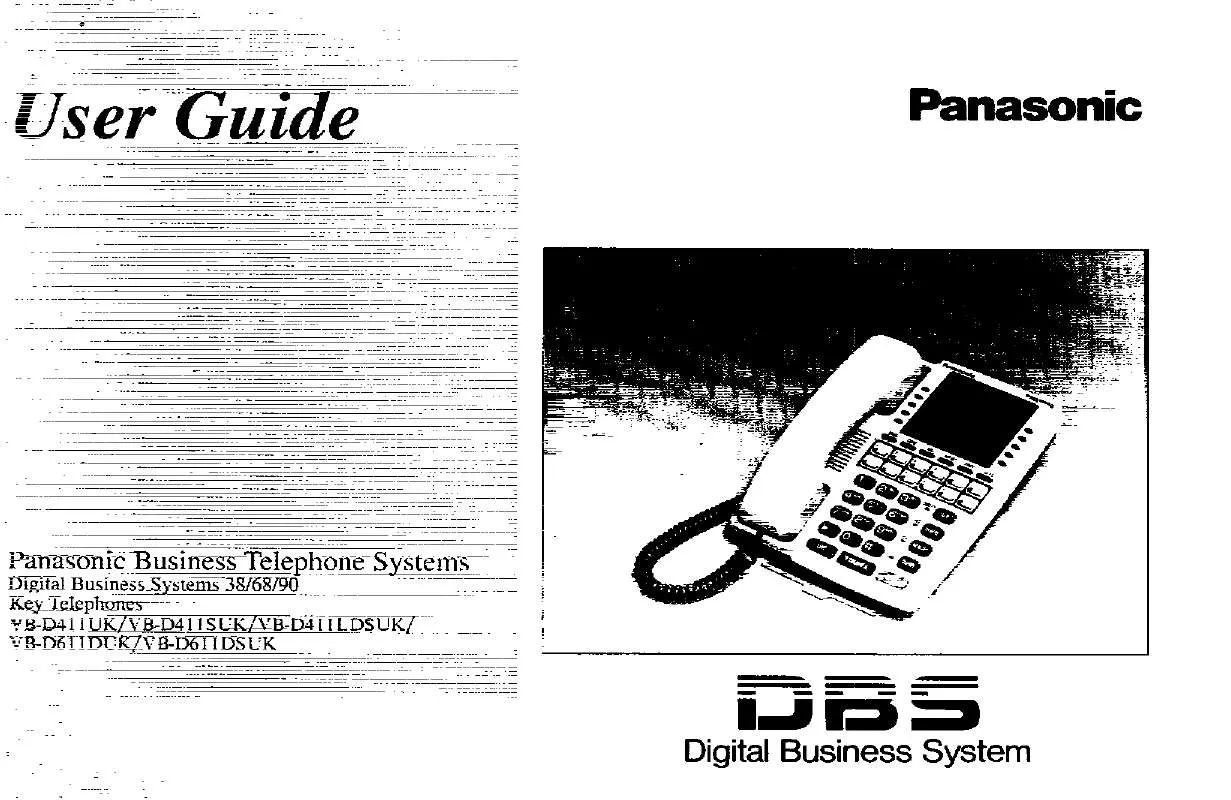 Mode d'emploi PANASONIC VB611DSUK