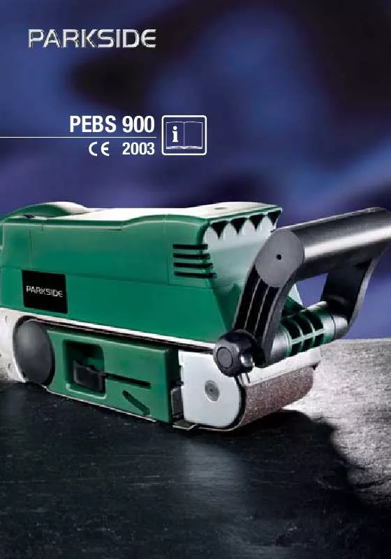 Mode d'emploi PARKSIDE KH 3115 BELT SANDER