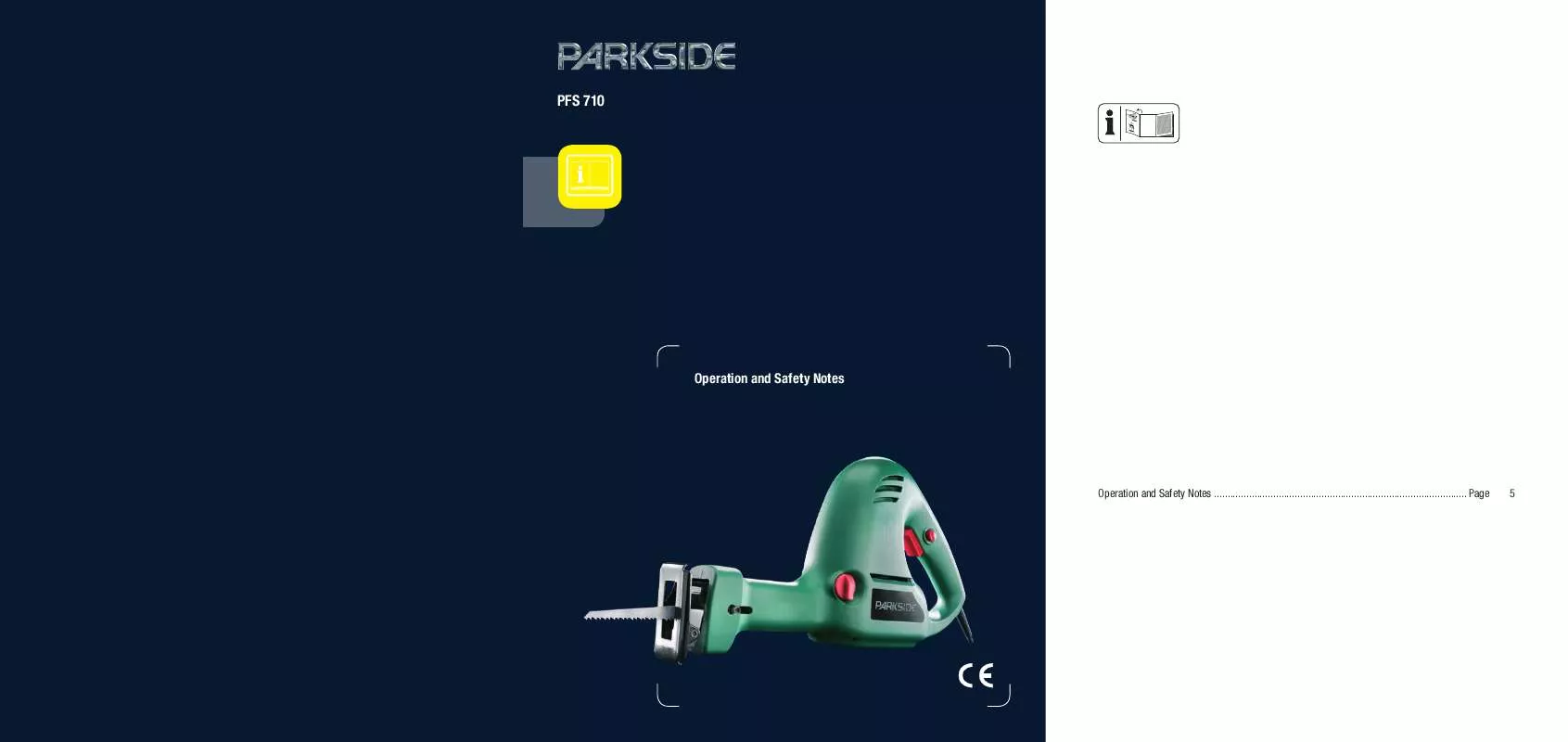 Mode d'emploi PARKSIDE KH 3136 SABRE SAW