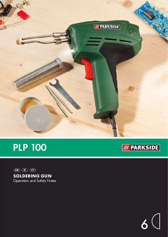 Mode d'emploi PARKSIDE PLP 100