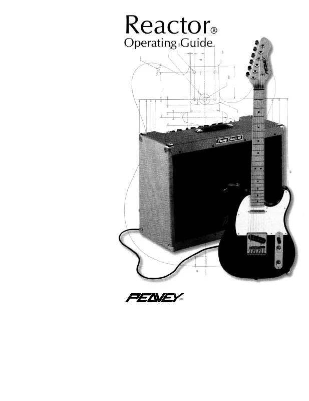 Mode d'emploi PEAVEY REACTOR