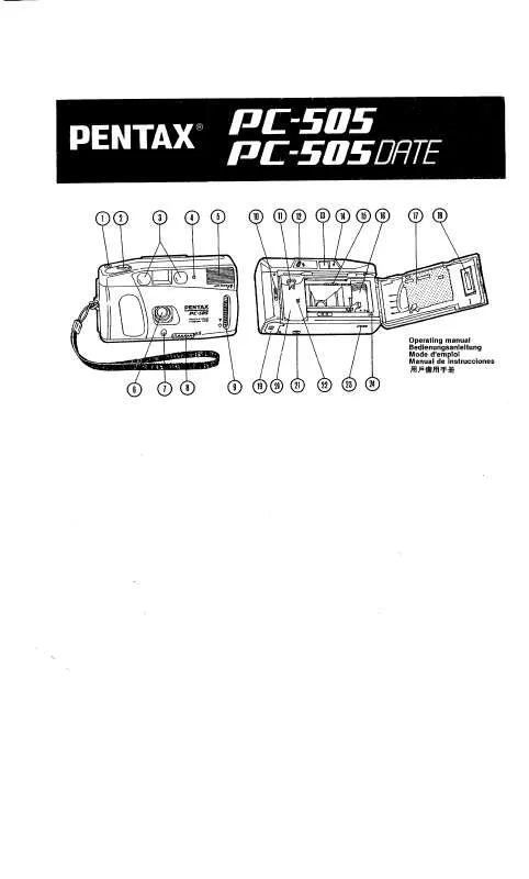 Mode d'emploi PENTAX PC 505