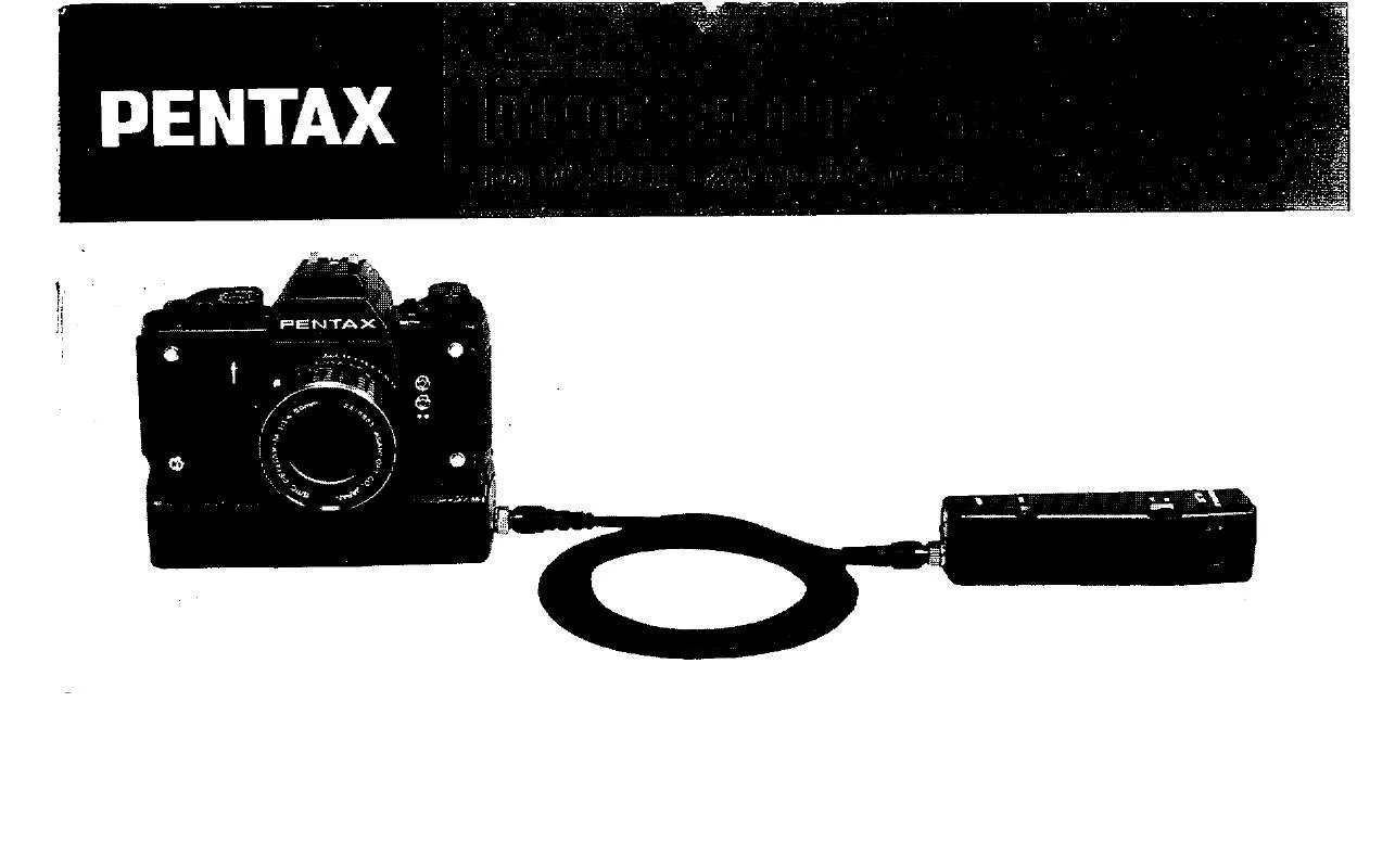 Mode d'emploi PENTAX REMOTE BATTERY PACK FOR WINDER LX & WINDER ME II