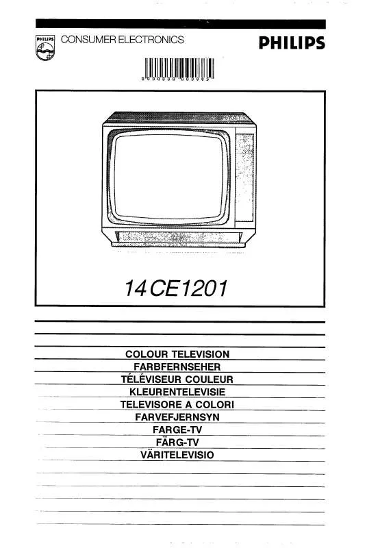 Mode d'emploi PHILIPS 14CE1201