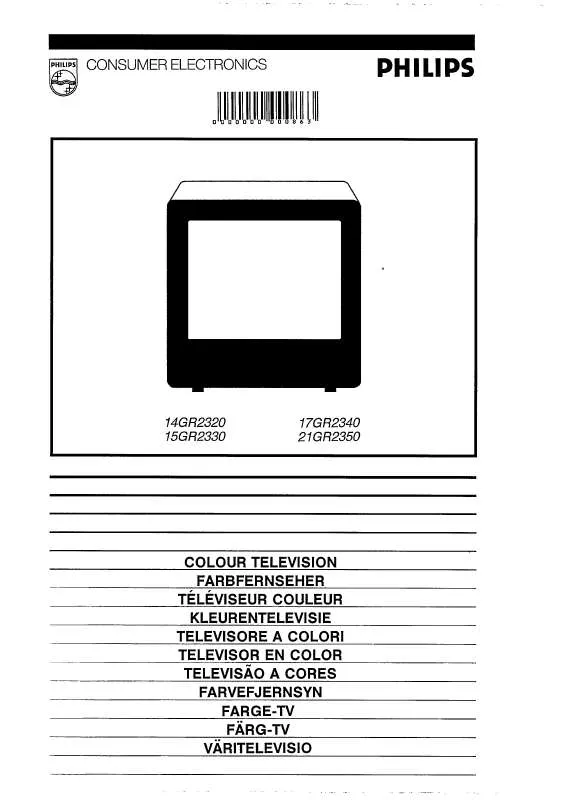 Mode d'emploi PHILIPS 15GR2330