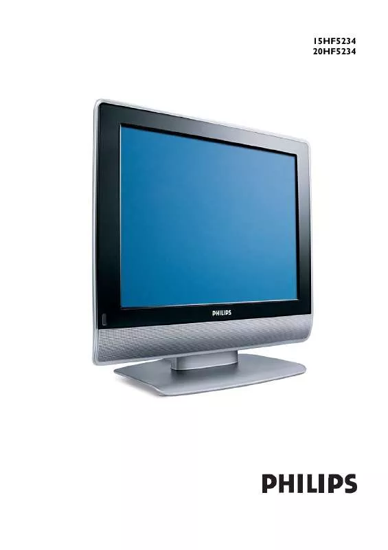 Mode d'emploi PHILIPS 15HF5234C