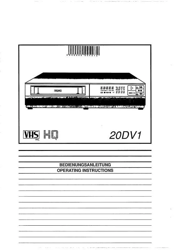 Mode d'emploi PHILIPS 20DV1