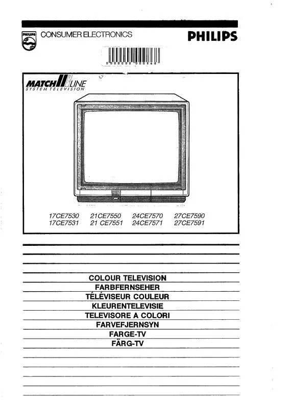 Mode d'emploi PHILIPS 21CE7551