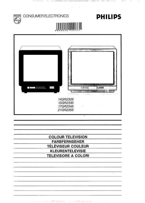 Mode d'emploi PHILIPS 21GR2356