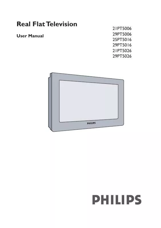 Mode d'emploi PHILIPS 21PT5006