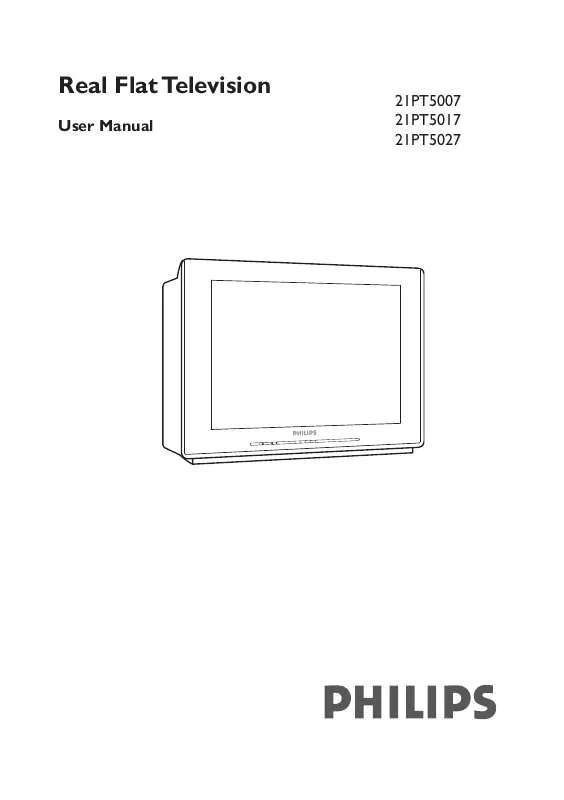 Mode d'emploi PHILIPS 21PT5007