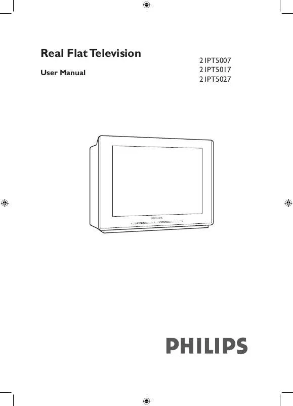 Mode d'emploi PHILIPS 21PT5027