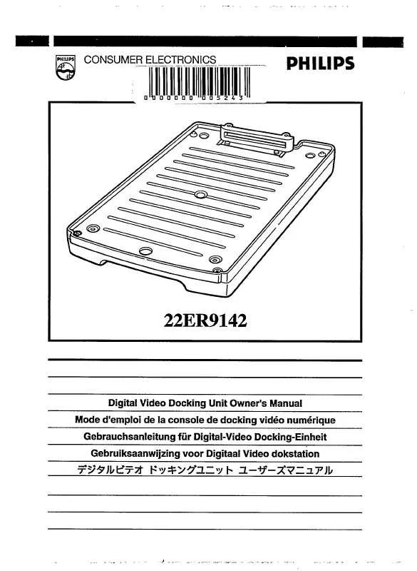 Mode d'emploi PHILIPS 22ER9142