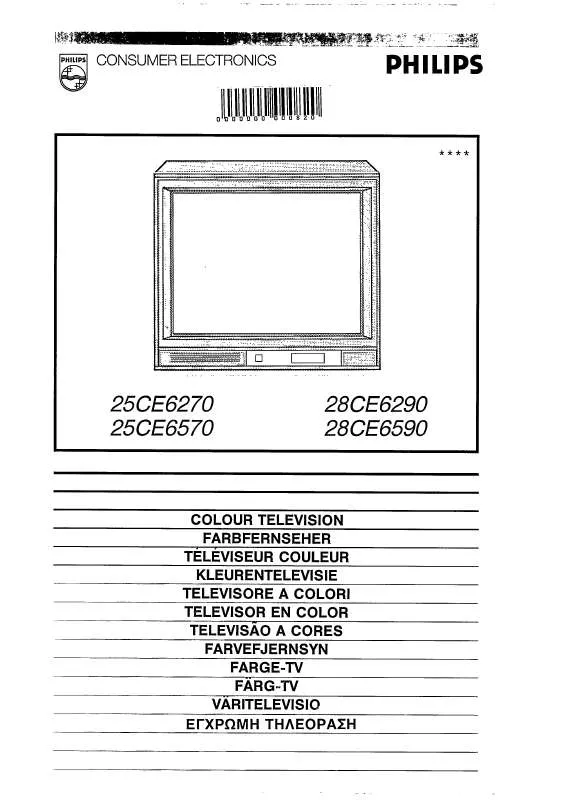 Mode d'emploi PHILIPS 25CE6270-07B