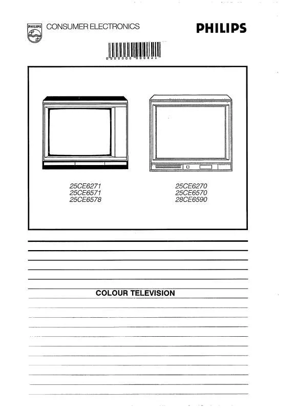 Mode d'emploi PHILIPS 25CE6271