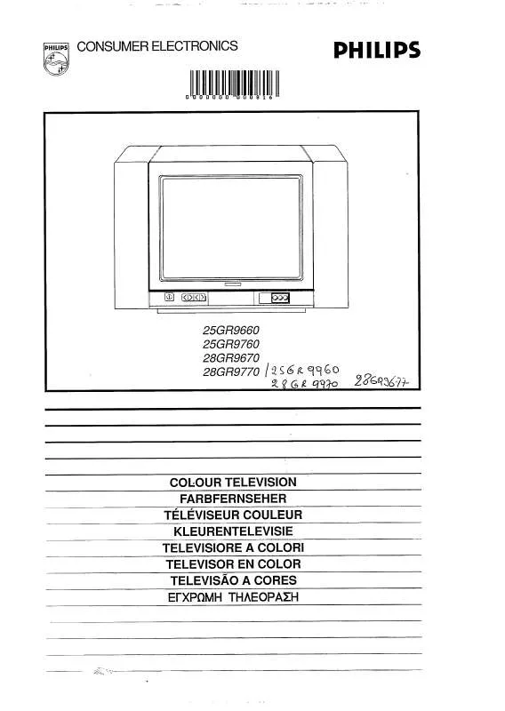 Mode d'emploi PHILIPS 25GR9960