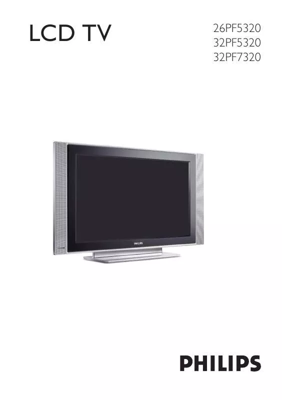 Mode d'emploi PHILIPS 26PF5320