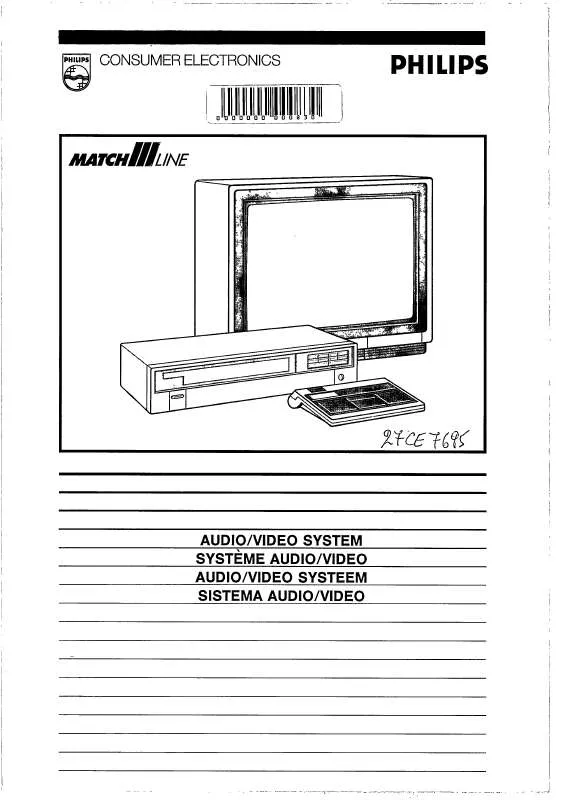 Mode d'emploi PHILIPS 27CE7695