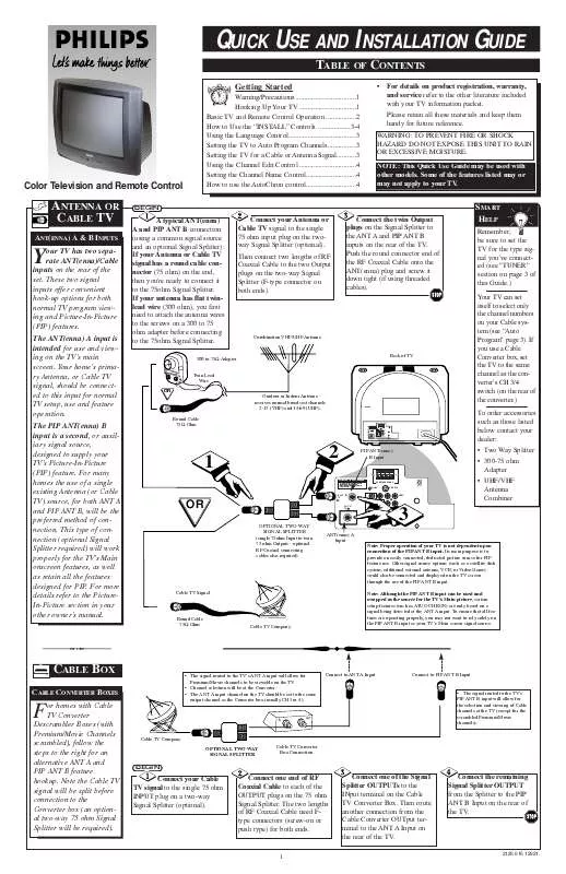 Mode d'emploi PHILIPS 27PT40B