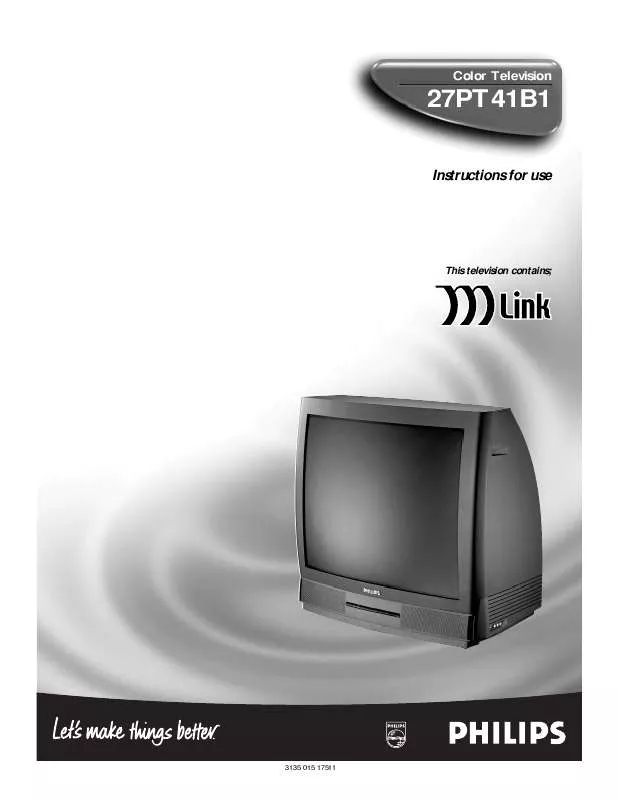 Mode d'emploi PHILIPS 27PT41B