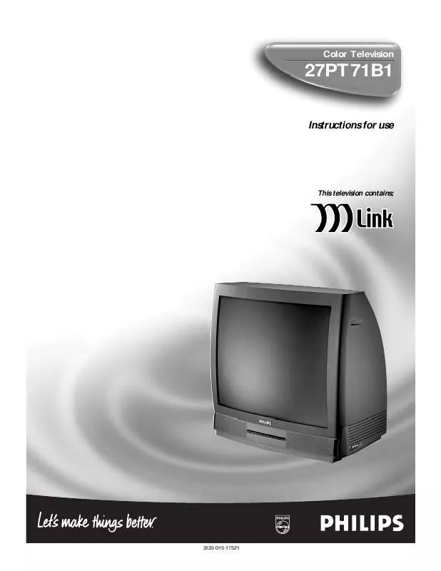 Mode d'emploi PHILIPS 27PT71B