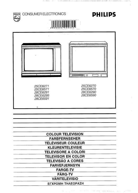 Mode d'emploi PHILIPS 28CE6291