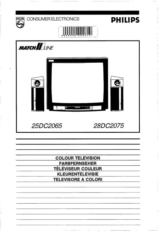 Mode d'emploi PHILIPS 28DC2075