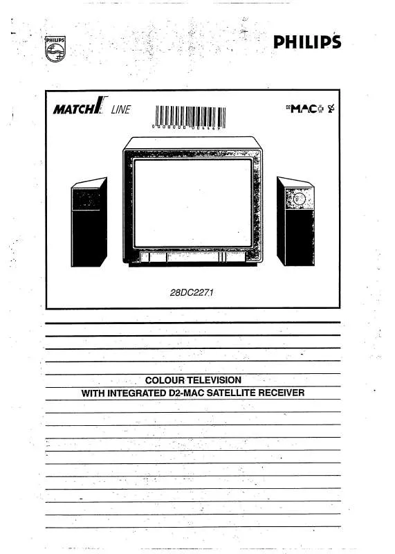 Mode d'emploi PHILIPS 28DC2271