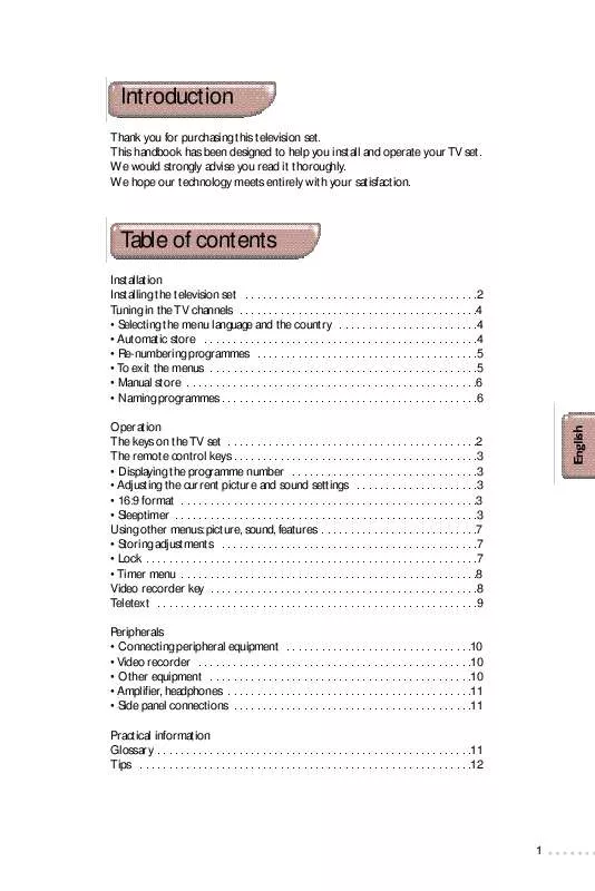 Mode d'emploi PHILIPS 28PT4524/05R