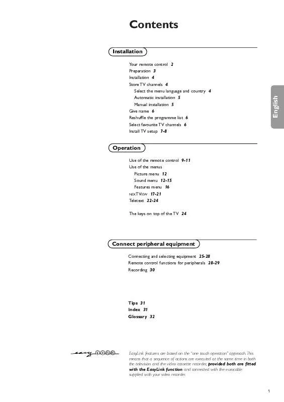 Mode d'emploi PHILIPS 28PW9505