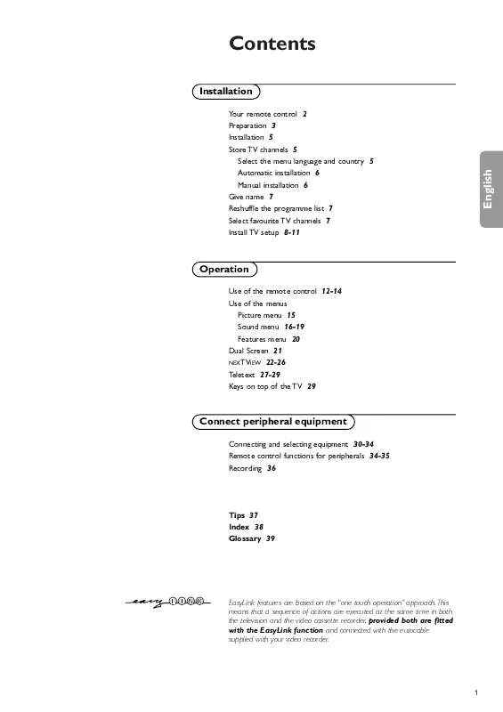 Mode d'emploi PHILIPS 28PW9616