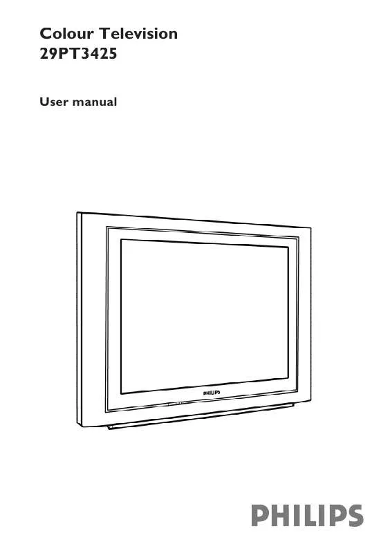 Mode d'emploi PHILIPS 29PT3425