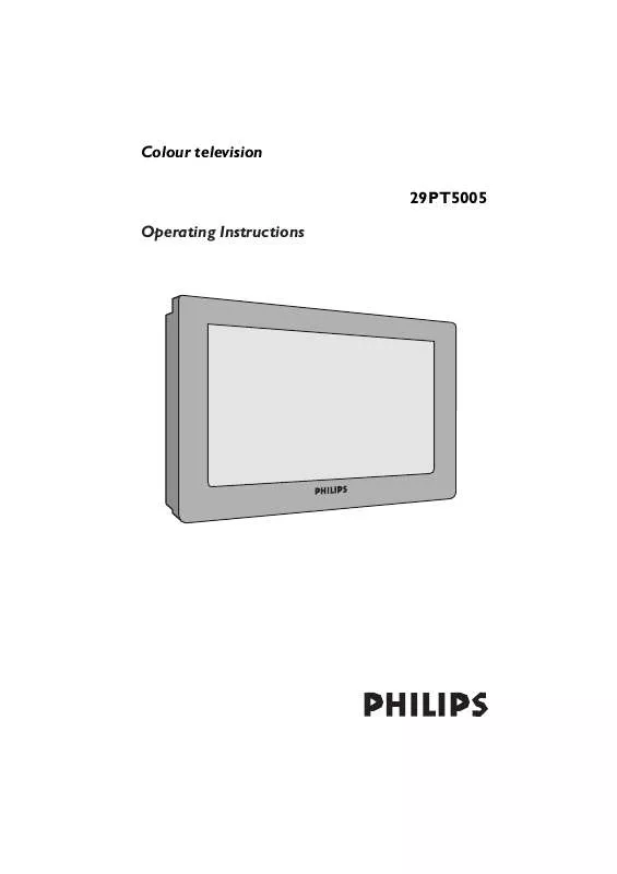 Mode d'emploi PHILIPS 29PT5005