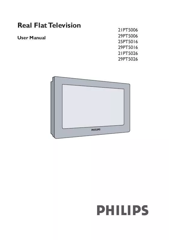 Mode d'emploi PHILIPS 29PT5006