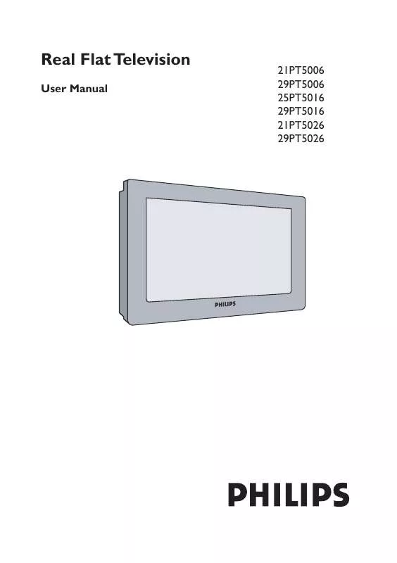 Mode d'emploi PHILIPS 29PT5026C