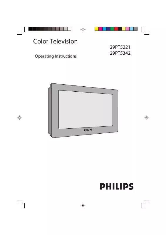 Mode d'emploi PHILIPS 29PT5221