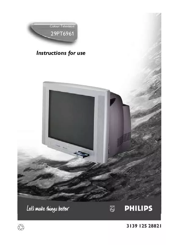 Mode d'emploi PHILIPS 29PT6961-79R