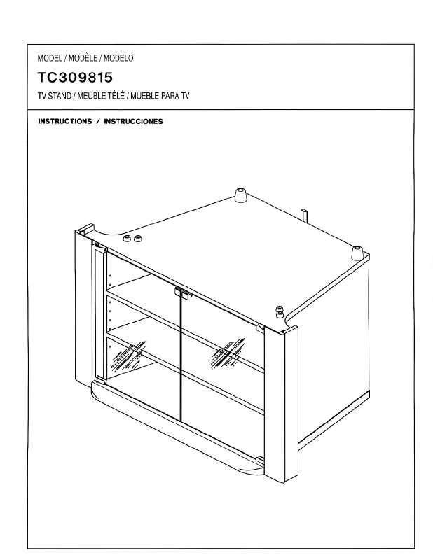 Mode d'emploi PHILIPS 30-TELEVISION STAND TC309815