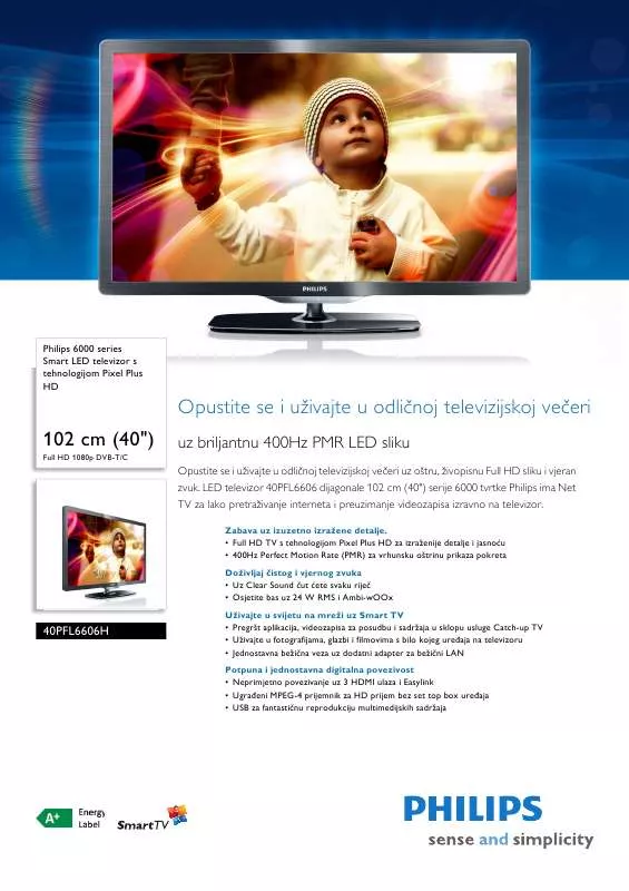 Mode d'emploi PHILIPS 32PFL6636T