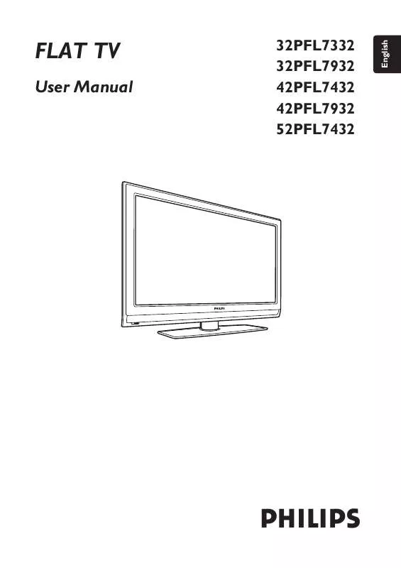 Mode d'emploi PHILIPS 32PFL7332