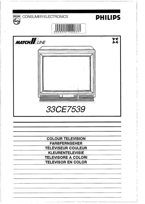 Mode d'emploi PHILIPS 33CE7539