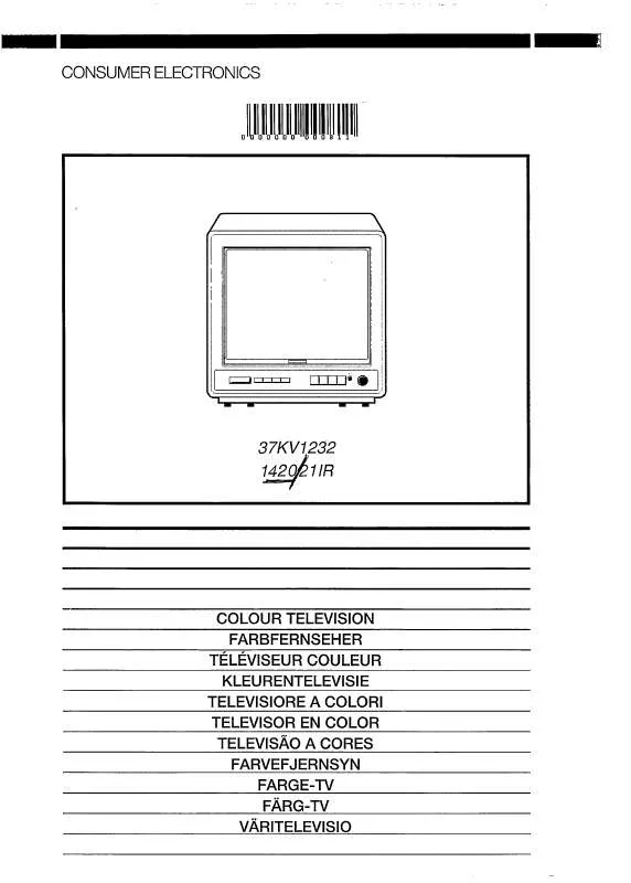 Mode d'emploi PHILIPS 37KV1232/08B