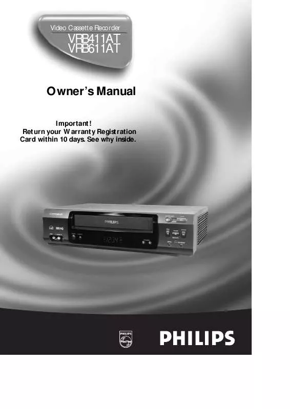 Mode d'emploi PHILIPS 4 HD HIFI LED CLOCK VRB611AT