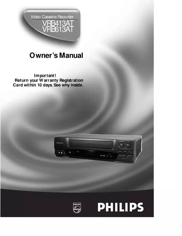 Mode d'emploi PHILIPS 4 HD HIFI LED CLOCK VRB613AT